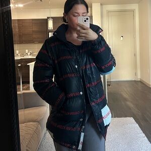 Calvin Klein down & feather coat